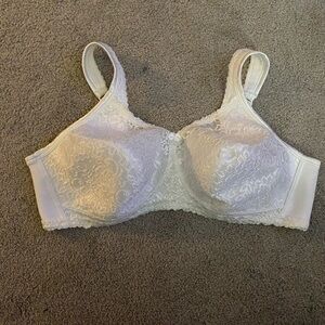 Playtex Lace Bra 42C white